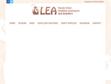Tablet Screenshot of lea-stationery.com